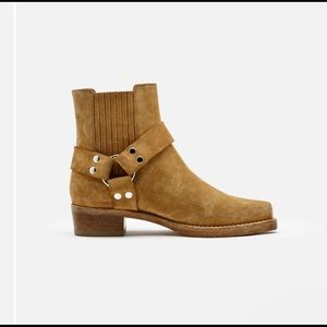 RE/DONE Short Cavalry Boot, Worn Tan, sz 39.5